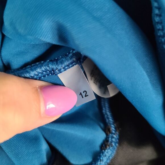 Bleu Rod Beattie Ruched Tankini Top sz 12 - Picture 4 of 5